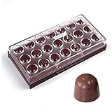 Polycarbonate Chocolate Mold Bullet Shape for Chocolate Bonbons Candy 21 Cavity 12g/pieces Baking Pastry Tools Mould 2124B