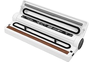 LAISANIM Powerful Food Vacuum Sealer Machine with Premium Sealer Bags, Extended Freshness Preservation for Meats Seafood Frui