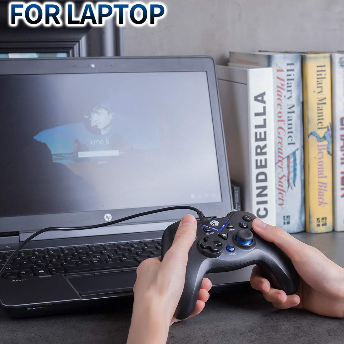 IFYOO V-one Wired USB Gaming Controller Gamepad Joystick for PC Laptop Computer (Windows XP/7/8/10) & Steam & Android & PS3 - [Blue,OTG]: Electronics