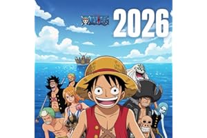 calendar 2026 12 monthly: Set Sail with Luffy and the Straw Hat Crew on a Grand Adventure