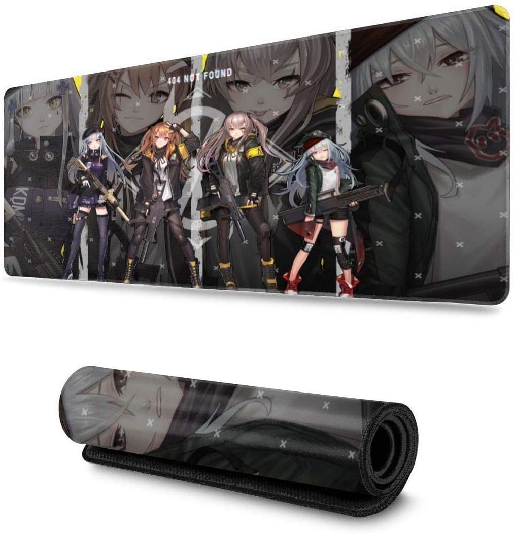 G11 and HK416 Anime Girls Frontline Mouse Pad 11.8x31.5 in