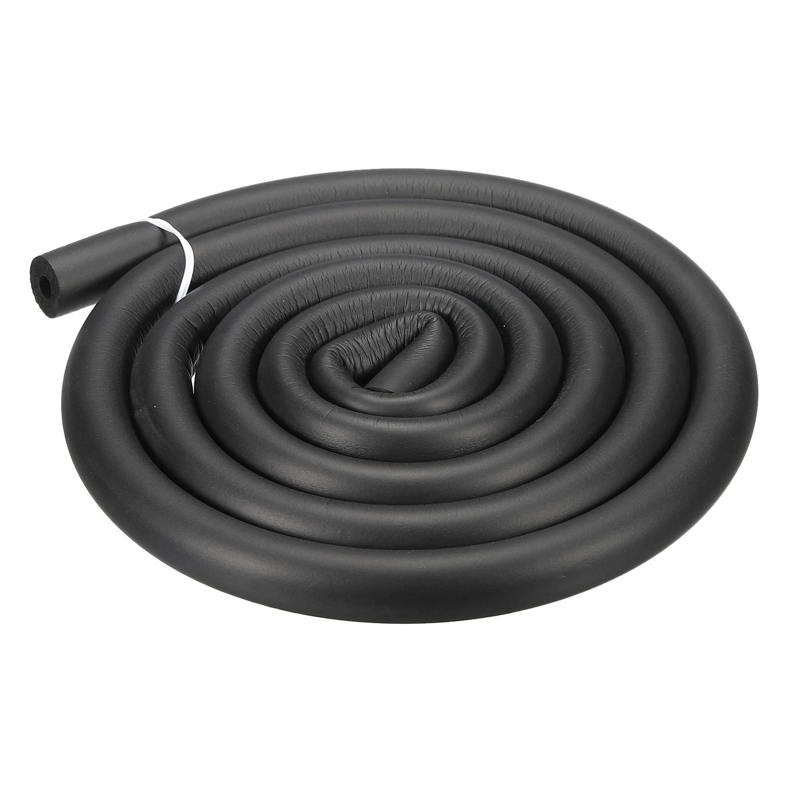 DMiotech 1/4" ID x 3/16" Thick 5ft Black Foam Grip Wrap Tube Closed Cell Foam Tubing Non-Slip for Utensil Tools Handle Support Pipe Insulation — image 1