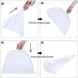 Jsdoin 17 Inch Mesh Food Cover Tent Umbrella 6 Pack White Pop Up Nets view 4