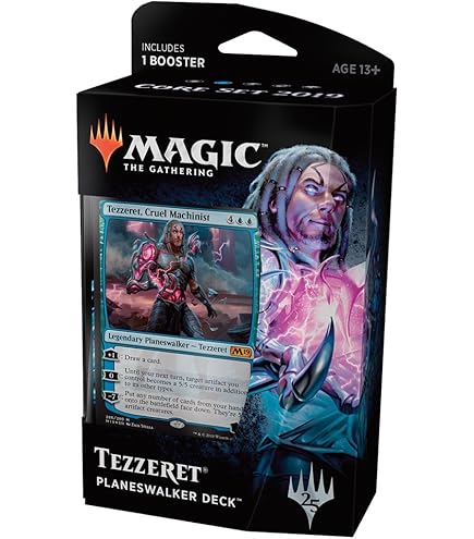 Amazon.com: Core Set 2019 Planeswalker Deck: Tezzeret : Toys & Games