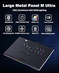 Haute42 Leverless Controller Arcade Stick: Aluminum