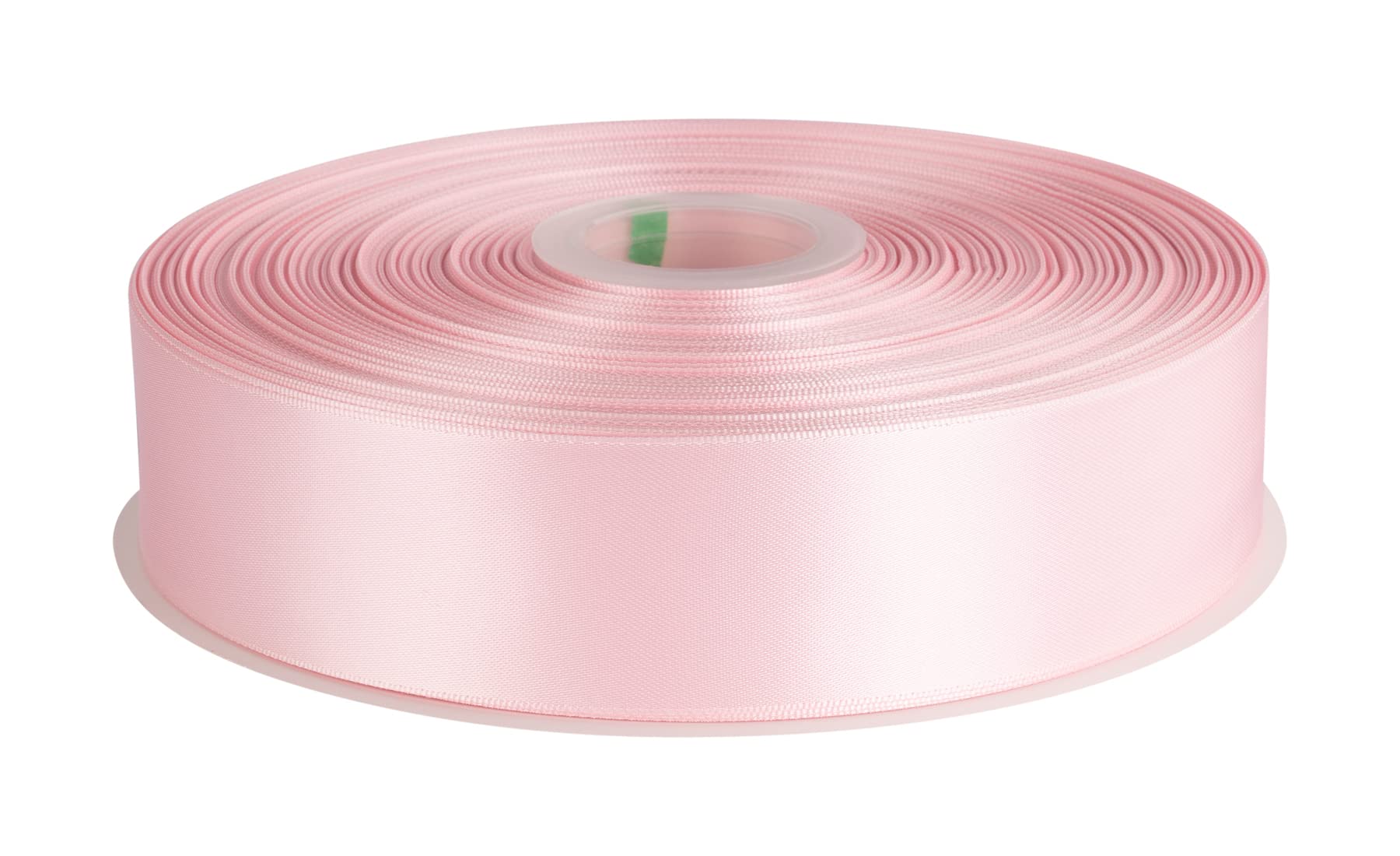 Double Faced Satin Ribbon, 38mm X 91M, Solid Polyester Ribbon for Gift Wrapping, Crafts, Wedding Party Ceremony Decoration, Floral Arrangement, Sewing (Lt. Pink)