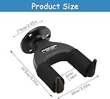 Surplex Guitar Wall Mount Hanger Auto Lock 2 Pack Adjustable Universal Hook view 7