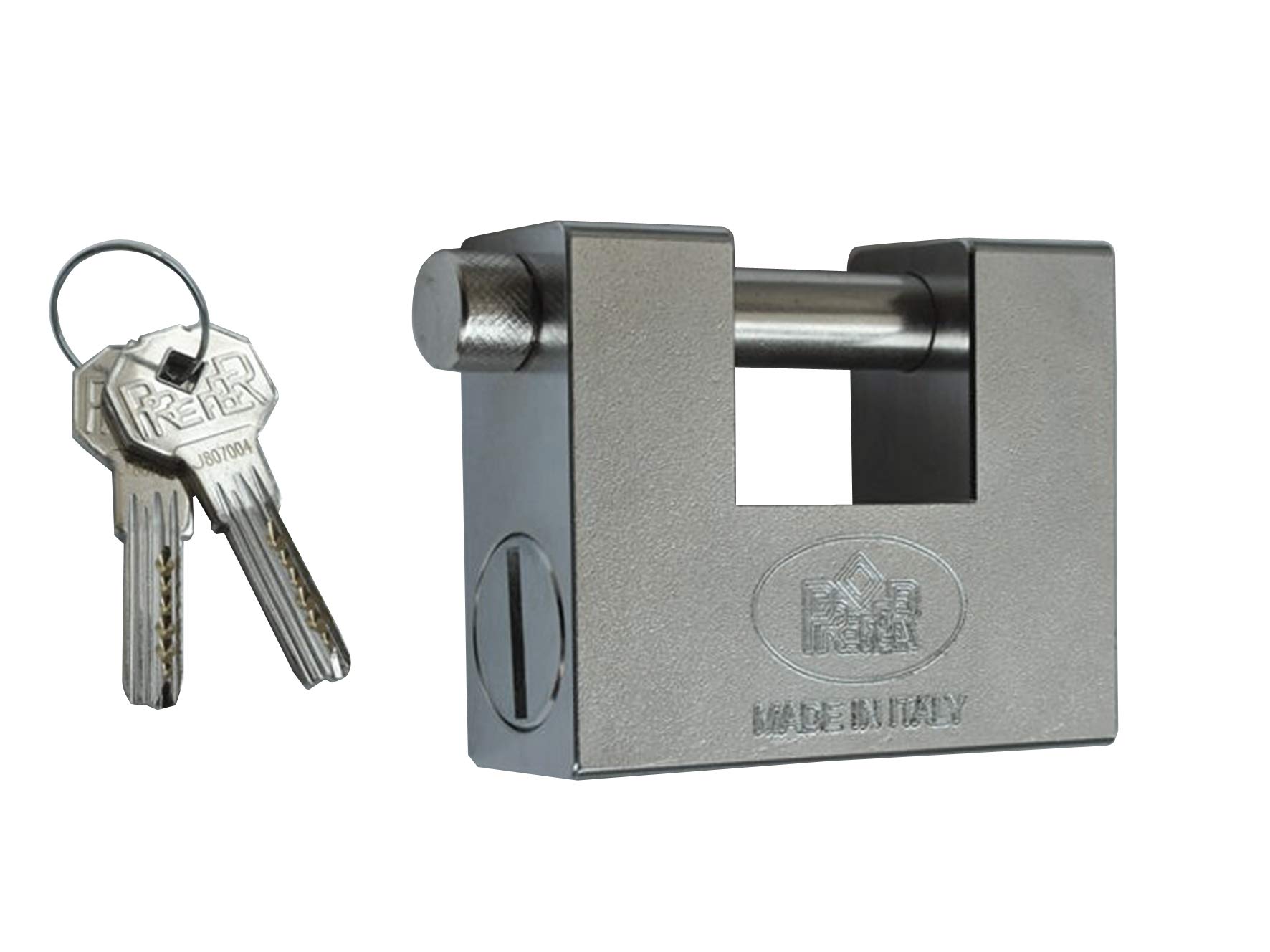 Armoured Padlock for Damper 30 x 70 x 84 mm with Punched Key
