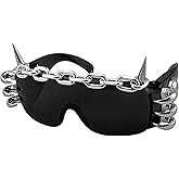 crazy hunter punk rock studded cosply dancing glasses cool men/lady sunglasses