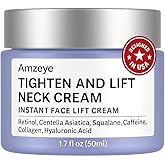 AMZEYE Tighten and Lift Neck Cream, Instant Face Lift Cream, 1.7 fl oz, Firming Fine lines, Loose & Sagging On Face, Decollete & Other Skin Areas