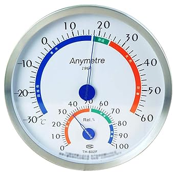 Fanspack Room Thermometer Wall Mounted Temperature Humidity Meter Indoor Outdoor Hygrometer Thermometer Analog Monitor Baby Room Greenhouse Amazon Co Uk Business Industry Science