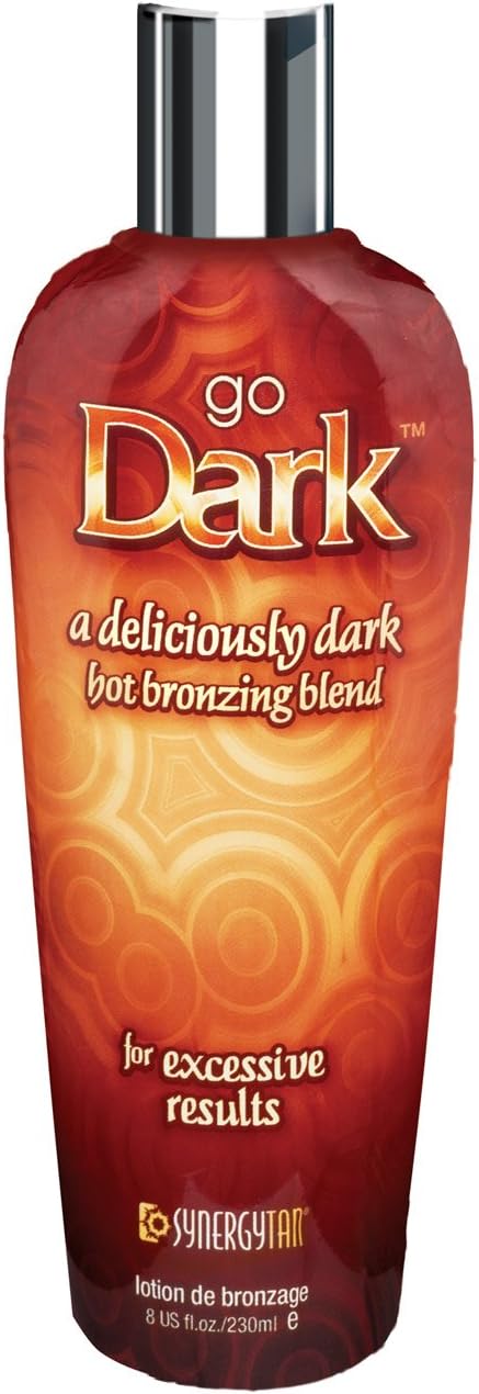 Synergy Tan Go Dark Hot Bronzing Blend Tanning Cream 230ml Fast Intense Tan