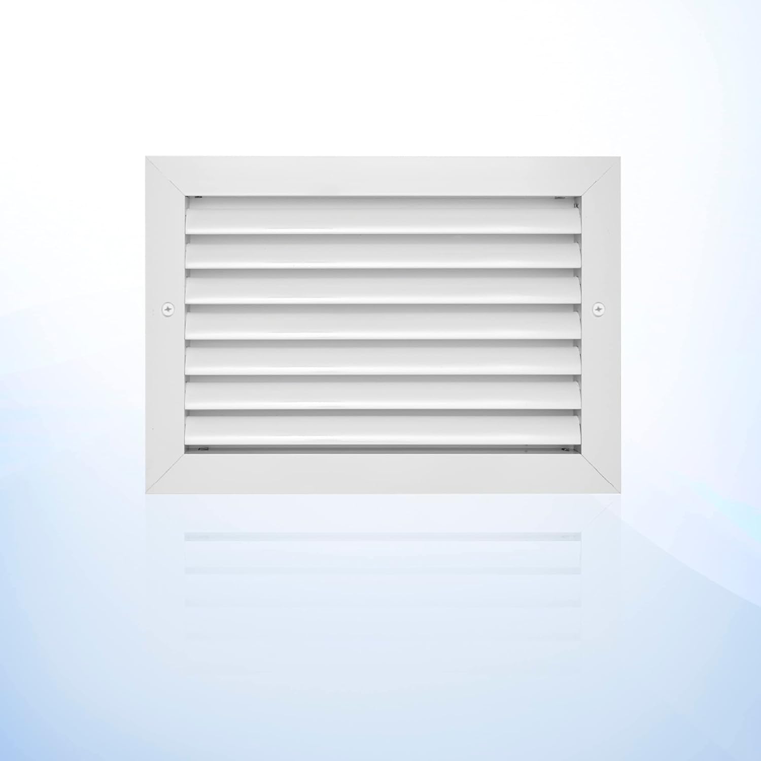 Registers, Grilles & Vents - Aluminum Return Grille for 12x8” Duct Hole - Easy Air Flow Ceiling/Sidewall Vent Cover Without Damper - 13.6x9.6