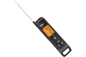 ThermoPro TP420 2-in-1 Instant Read Thermometer for Cooking, Infrared Thermometer Cooking Thermometer with Meat Probe, Non-Co