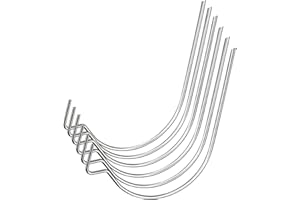 20 Pieces Stainless Steel Picture Hangers Super Hooks, Picture Drywall Hanging Hooks, PinCute Hercules Hooks Hangers Holds Up