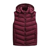 QWENTMTNTY Mens Outerwear Puffer Vests Casual