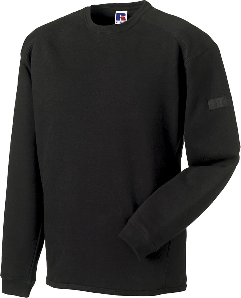 Russell Collection Workwear Heavyduty Crew Neck Sweatshirt Mens Work Sweater Amazon.co.uk Clothing