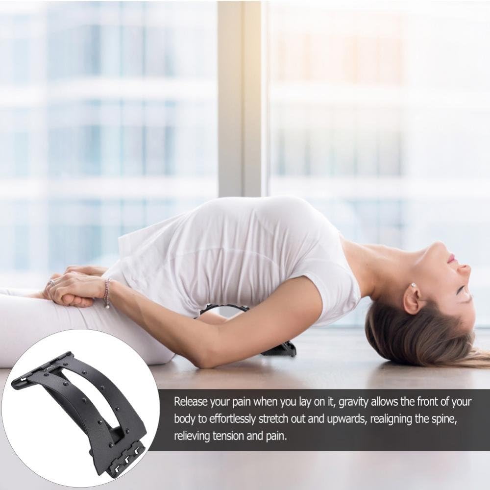 Magnet Spine Massager, Multi-Level Upper and Lower Back Supporter Lumbar Stretcher Back Spine Massage Waist Pain Relief Relax: Health & Personal Care