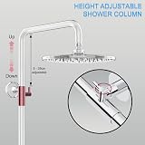 Rainsworth Thermostatic Shower Mixer Chrome 25cm Overhead Rain Shower view 2