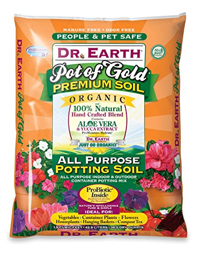 Dr Earth 728 1-1/2 Cubic Feet Natural and Organic Potting Soil