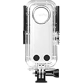PULUZ 30m/98ft Dive Case for Insta360 X3 Underwater Waterproof Housing Cover Protective PC Shell Photography Housings with Bracket Insta 360 X3 Camera Accessories
