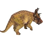 PNSO Prehistoric Dinosaur Models: 30 Brian the Pachyrhinosaurus | 5.9" Ceratopsian Display Model, Nose Boss &amp; Frill Spikes, 64-Page Manual + A3 Sci-Art Poster, 15+