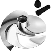 MiBarco Jet Ski Impeller for Sea Doo Spark SK-CD-12/17 with Wrench and Boot | 140mm Jet Ski Impeller for Solas SK-CD-12/17 Sea-Doo Spark 900 ACE, Spark 900 HO ACE, Spark TRIXX 2014-New 3 Blade Polished