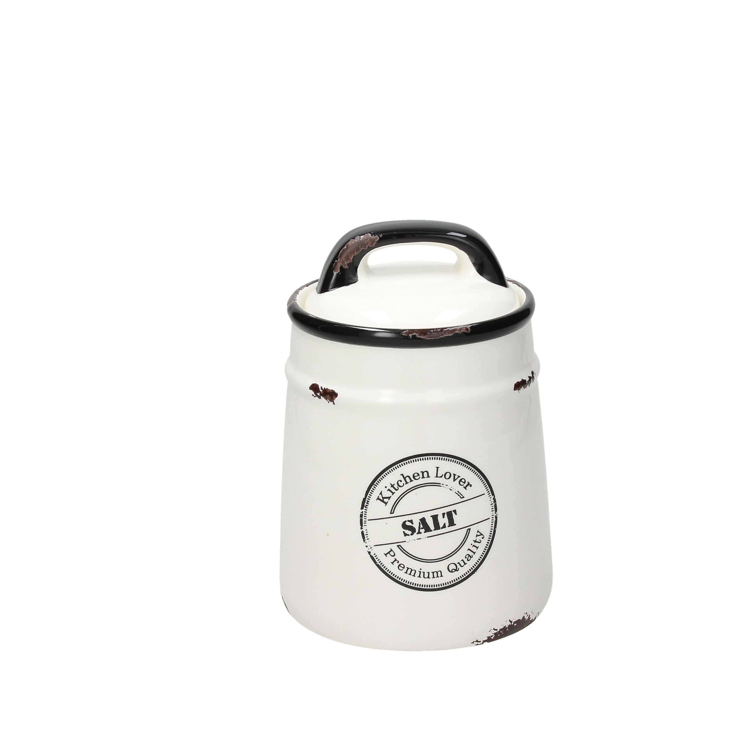 Tognana Urban Chic Salt Jar, Ceramic, White, 1