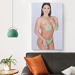 HBHCLXN Angela White Bikini Sexy Poster Hot Girl