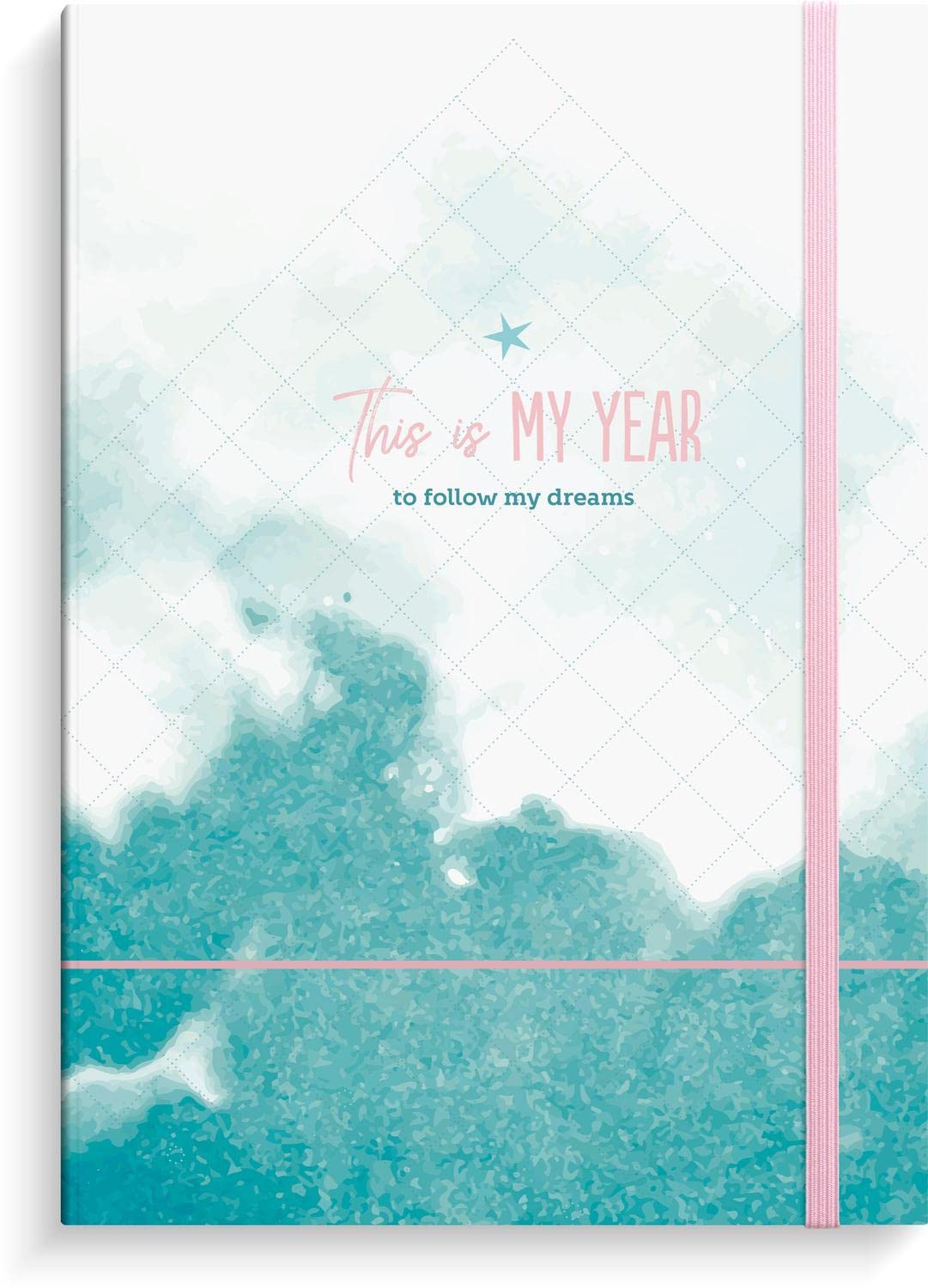 Burde This is my year: Terminplaner Undatiert mit Verschlussgummi