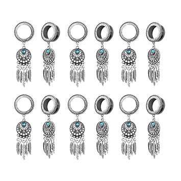 Amazon.com: SM SunniMix 6 Pairs Screw-Fit Gauges Tunnel ...