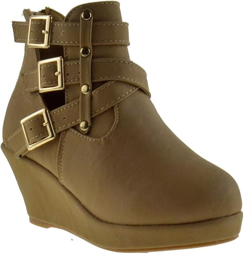 girls wedge booties