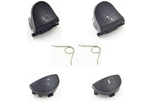 Replacement Parts L1 L2 R1 R2 Button and 2 Springs for Playstation4 PS4 Controller ( Pack of 6 )