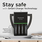 Eneloop Pro SmartPlus Charger for 1-4 AA/AAA with 4x 2500mAh Batteries UK view 5
