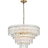 Elegant Lighting Emilia 25 Inch Chandelier in Satin Gold