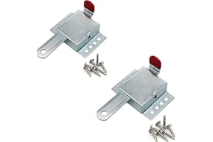 2 Pack Heavy Duty Inside Deadlock, Galvanized Steel Garage Door Slide Lock for Most Garage Doors, Garage Door Locking Slide L