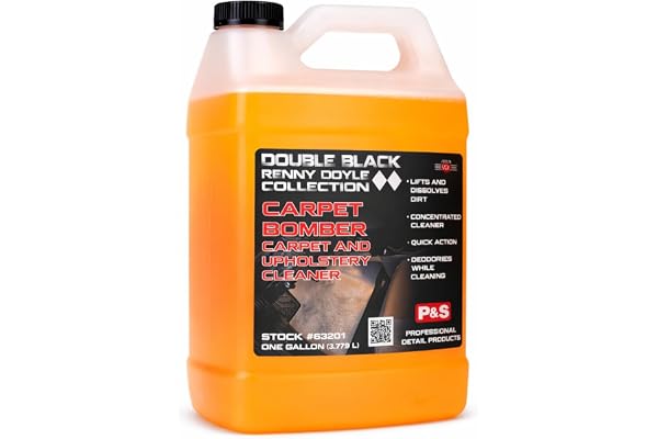 P & S PROFESSIONAL DETAIL PRODUCTS Carpet Bomber - Carpet and Upholstery Cleaner; Citrus Based Cleaner Dissolves Grease and L