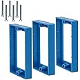 Mint Bucket Brands 1/2" Single Gang Receptacle Outlet Box Extenders - UL Listed - Electrical Outlet Extender for Electrical Box and Electrical Outlet Switches with Screws (Pack of 3)