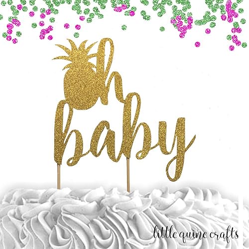 tropical theme baby shower cake