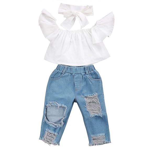 Amazon Co Jp Bao8 子供服女の子 フリル 無地 オフショルダー 長 Amazon Co Jp Bao8 子供服女の子 フリル 無地 オフショルダー 長