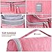 Designer Hanging Toiletry Bag| Travel Cosmetics Bag by HANKCLES| Waterproof Nylon Organizer for Travel Accessories | Toiletry Kit for Men and Women