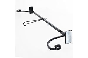 VILLAGE LIGHTING COMPANY [Front Door Garland Hanger] - Adjustable to Different Door Widths | Heavy-Duty Cast Iron | Decorative Christmas and Holiday Decor | No Nails, Screws, or Damage