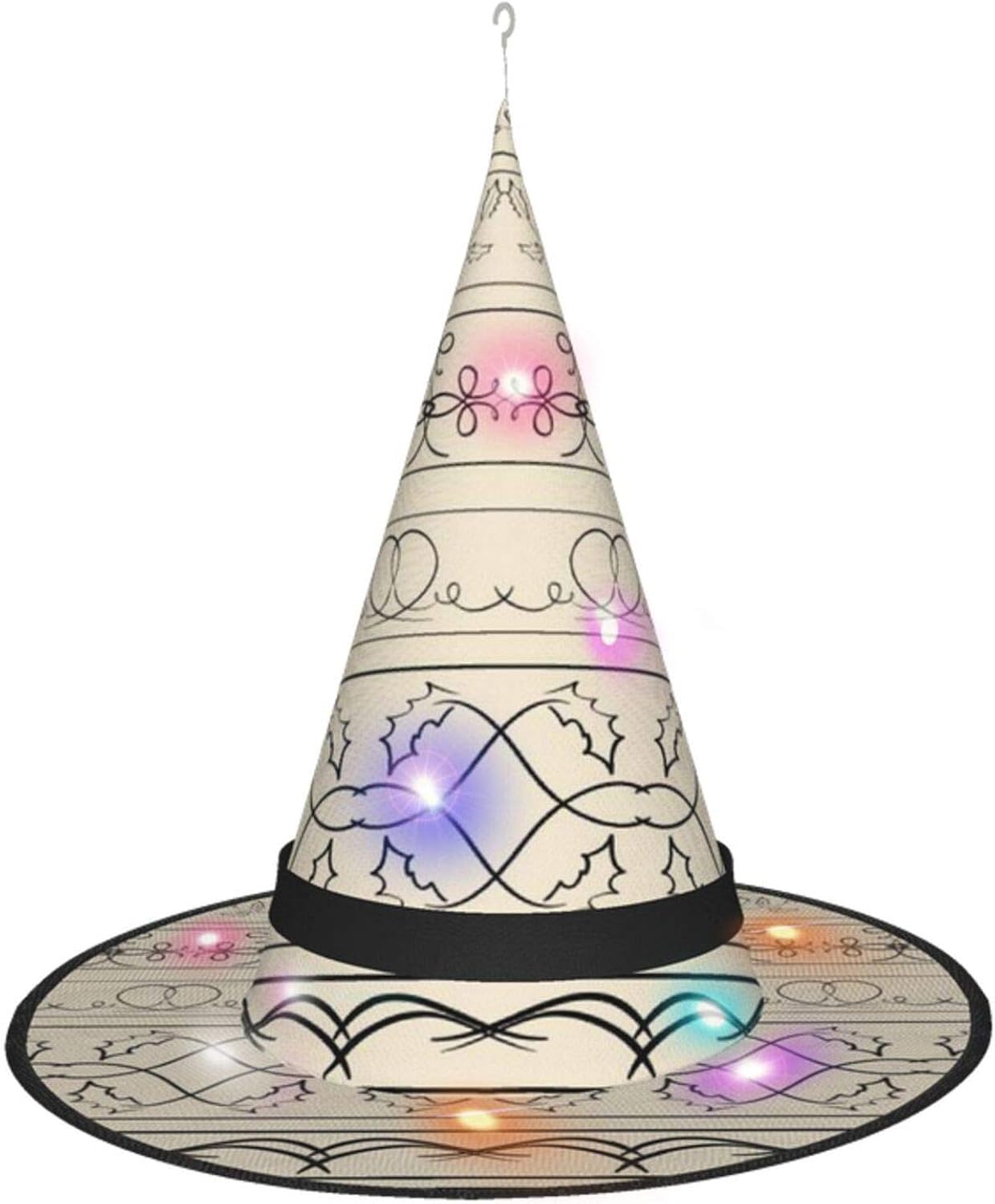 KR3Ujfr Decorative Border Witch Hat with Lights for Costume Decorations Amazon.ca Clothing