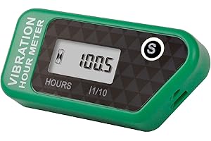 Runleader Digital Wireless Hour Meter,Vibration Operation for Golf Cart Tractor Generator Compressor Chainsaw Motorcycle Dirt