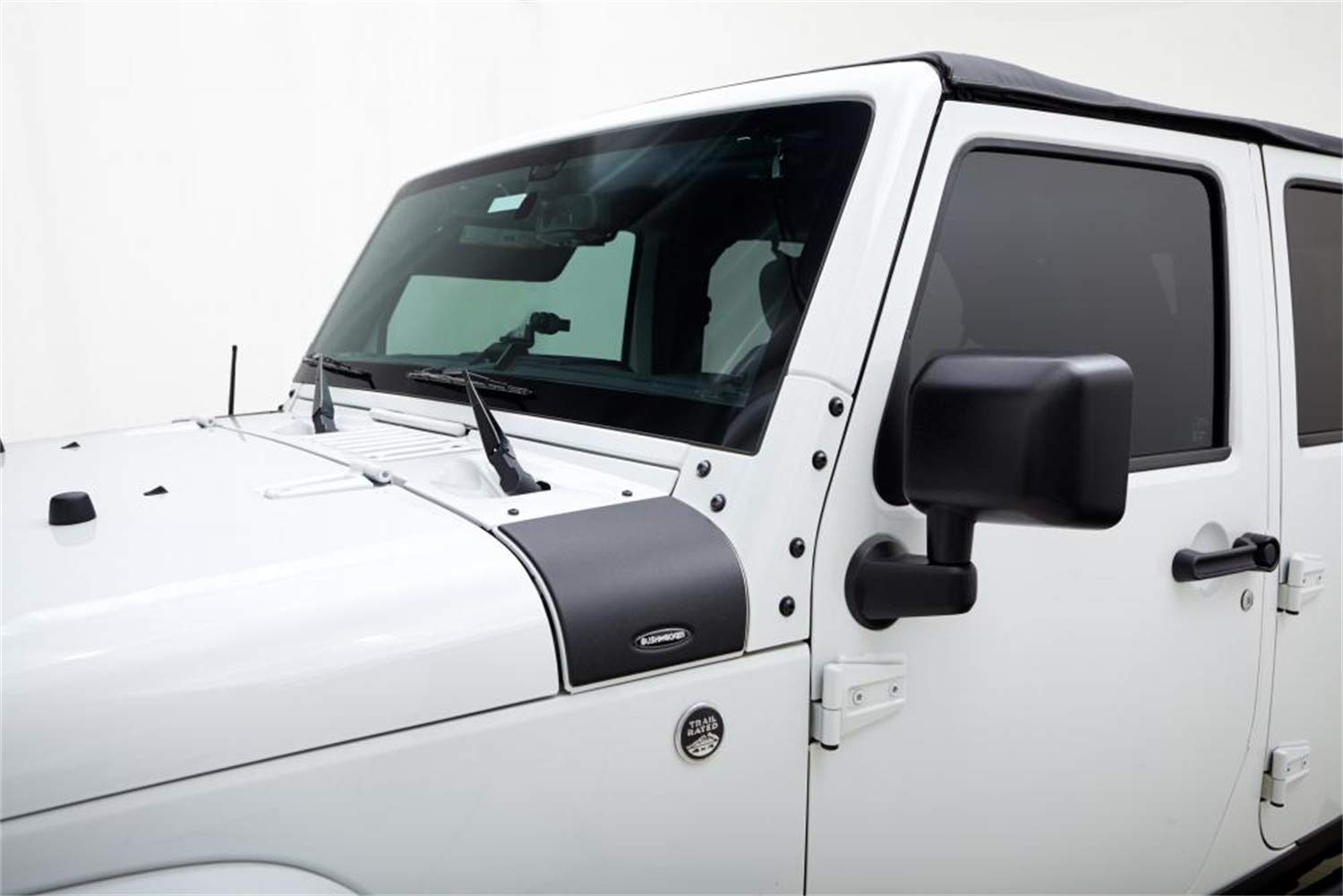 Bushwacker Trail Armor Cowl Guards | 2-Piece Set, Black, Textured Finish | 14015 | Fits 2007-2018 Jeep Wrangler JK