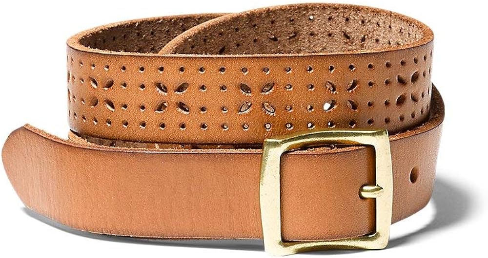eddie bauer leather belt