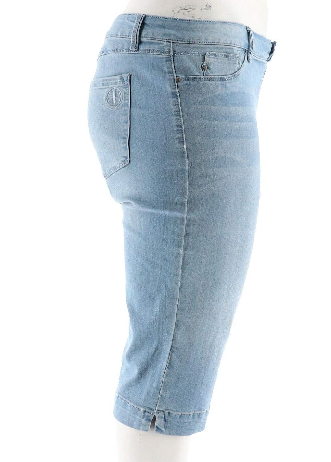 Laurie Felt Silky Denim Pull-On Pedal 