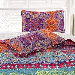 Bohemian Quilt Set Full/Queen, 3 Pieces Boho