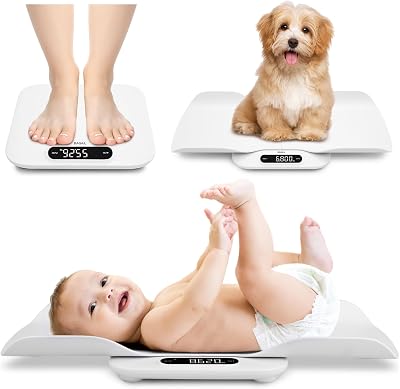 BAGAIL Baby Scale with Detachable Tray, Max 400lb, Accurate Readings