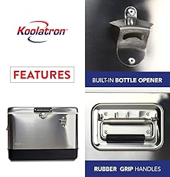 Koolatron Ice Chest Cooler - Portable Ice Bucket